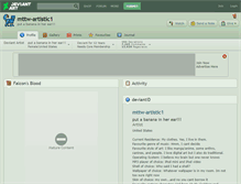 Tablet Screenshot of mttw-artistic1.deviantart.com