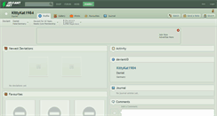 Desktop Screenshot of kittykat1984.deviantart.com
