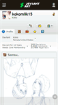 Mobile Screenshot of kokomilk15.deviantart.com
