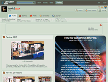Tablet Screenshot of hawk5.deviantart.com