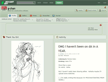 Tablet Screenshot of g-chan.deviantart.com