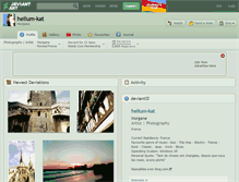 Tablet Screenshot of helium-kat.deviantart.com