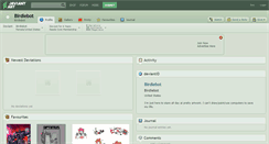 Desktop Screenshot of birdiebot.deviantart.com