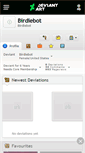 Mobile Screenshot of birdiebot.deviantart.com