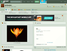 Tablet Screenshot of aimboden.deviantart.com