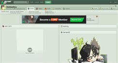 Desktop Screenshot of deebeekyu.deviantart.com