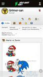 Mobile Screenshot of grimor-san.deviantart.com
