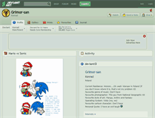 Tablet Screenshot of grimor-san.deviantart.com