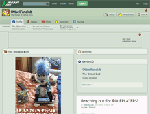 Tablet Screenshot of ottselfanclub.deviantart.com