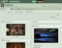 Tablet Screenshot of lowapproach.deviantart.com