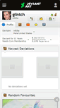 Mobile Screenshot of glintch.deviantart.com