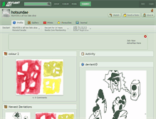 Tablet Screenshot of hotsundae.deviantart.com