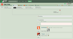 Desktop Screenshot of isaac-volpe.deviantart.com