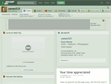 Tablet Screenshot of cameo525.deviantart.com