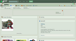 Desktop Screenshot of hairboy.deviantart.com