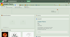 Desktop Screenshot of gangster-pikachu.deviantart.com