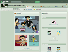 Tablet Screenshot of dannyphantomrocks.deviantart.com