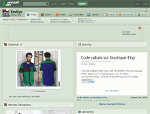 Tablet Screenshot of emillye.deviantart.com
