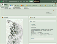 Tablet Screenshot of nendu.deviantart.com