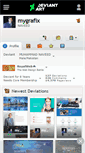 Mobile Screenshot of mygrafix.deviantart.com