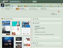 Tablet Screenshot of mygrafix.deviantart.com