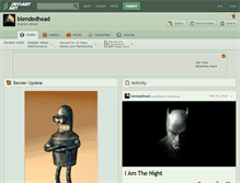 Tablet Screenshot of blendedhead.deviantart.com