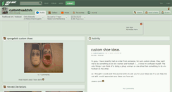 Desktop Screenshot of customtreadchris.deviantart.com