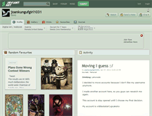 Tablet Screenshot of joankungufgirl1031.deviantart.com