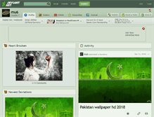 Tablet Screenshot of mu6.deviantart.com