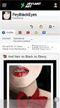 Mobile Screenshot of feyblackeyes.deviantart.com