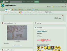 Tablet Screenshot of invadervanessa2.deviantart.com