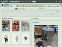 Tablet Screenshot of poskito.deviantart.com
