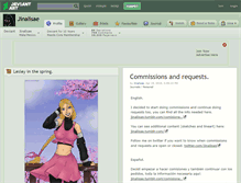 Tablet Screenshot of jinalisae.deviantart.com