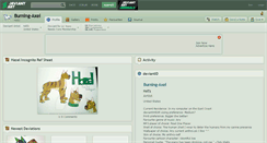 Desktop Screenshot of burning-axel.deviantart.com