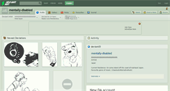 Desktop Screenshot of mentally-disabled.deviantart.com