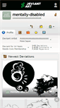 Mobile Screenshot of mentally-disabled.deviantart.com
