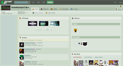 Desktop Screenshot of goosebumpsclub.deviantart.com