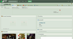 Desktop Screenshot of evilkitty182.deviantart.com