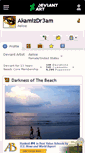 Mobile Screenshot of akamizdr3am.deviantart.com