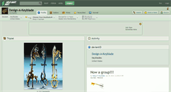 Desktop Screenshot of design-a-keyblade.deviantart.com
