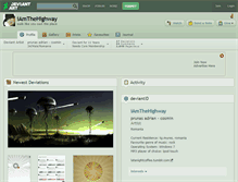 Tablet Screenshot of iamthehighway.deviantart.com