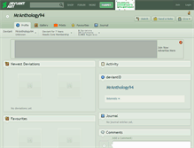 Tablet Screenshot of mranthology94.deviantart.com
