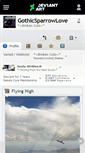 Mobile Screenshot of gothicsparrowlove.deviantart.com