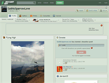 Tablet Screenshot of gothicsparrowlove.deviantart.com