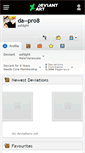 Mobile Screenshot of da--pro8.deviantart.com