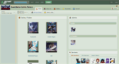 Desktop Screenshot of guardians-comic-fans.deviantart.com