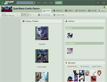 Tablet Screenshot of guardians-comic-fans.deviantart.com