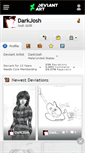 Mobile Screenshot of darkjosh.deviantart.com