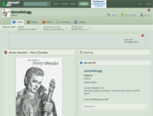 Tablet Screenshot of dooodlebugg.deviantart.com