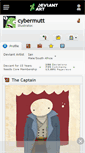 Mobile Screenshot of cybermutt.deviantart.com